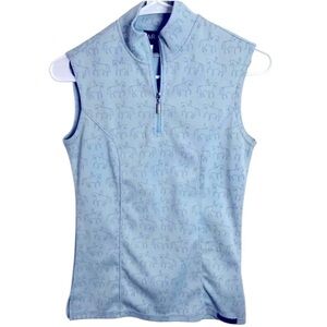 Arista sleeveless equestrian top in excellent condition size xs